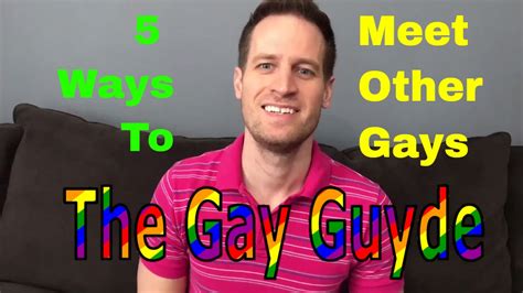 How to find other gay guys